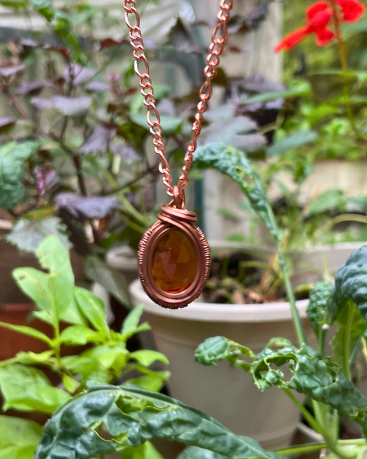 Garnet (Rose Cut) Necklace