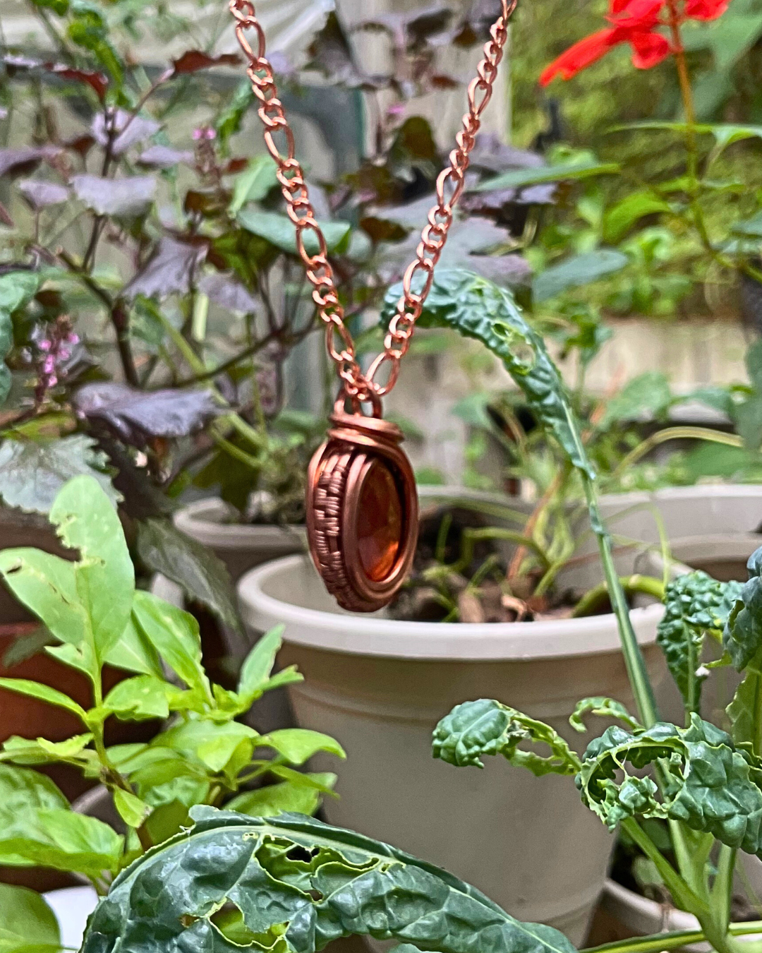 Garnet (Rose Cut) Necklace