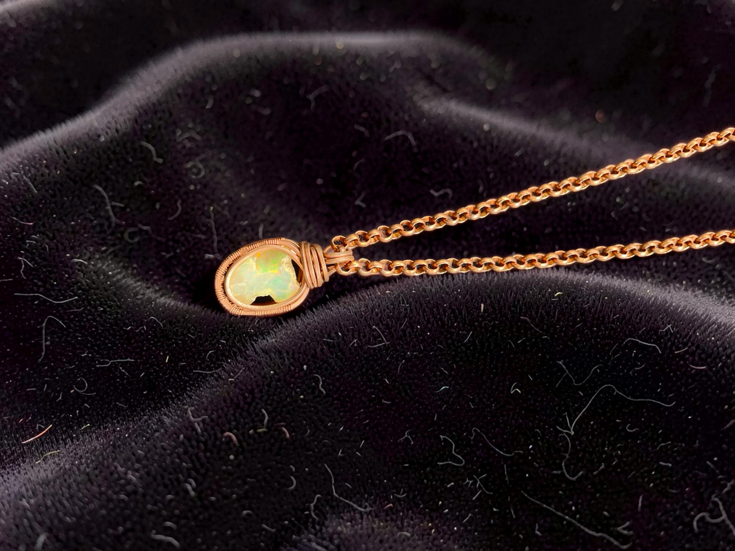 Ethiopian Opal Necklace