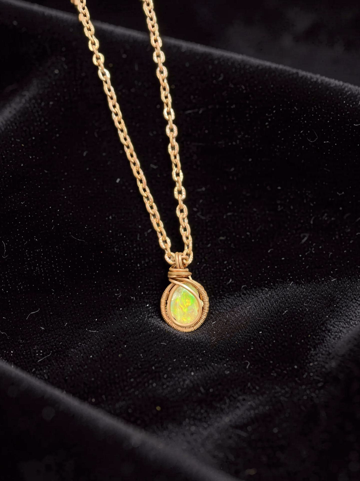 Ethiopian Opal Necklace