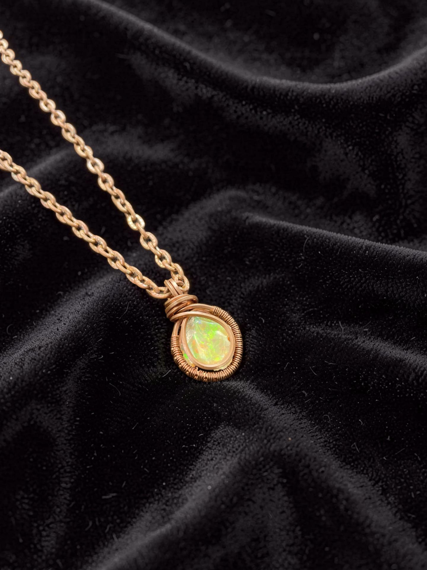 Ethiopian Opal Necklace