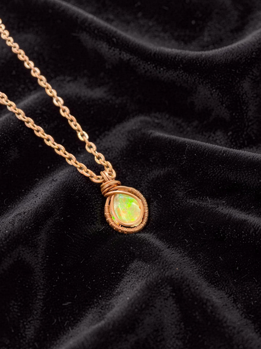 Ethiopian Opal Necklace