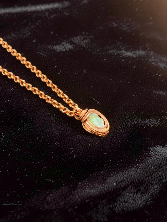 Ethiopian Opal Necklace