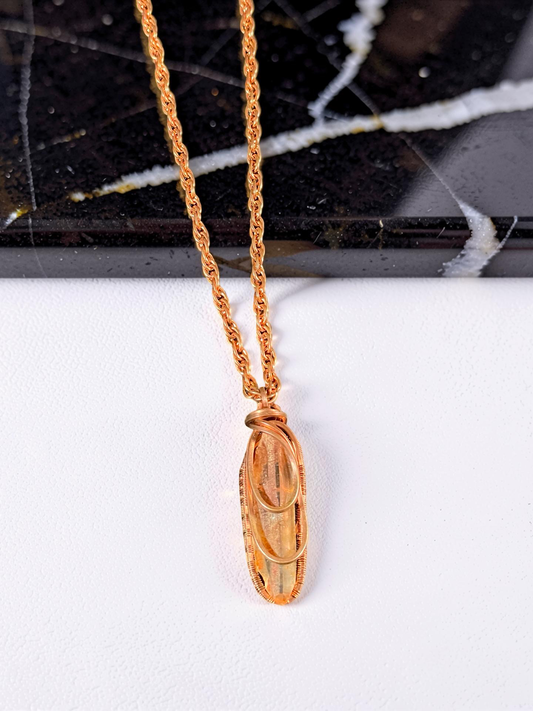 Hematoid Quartz Necklace