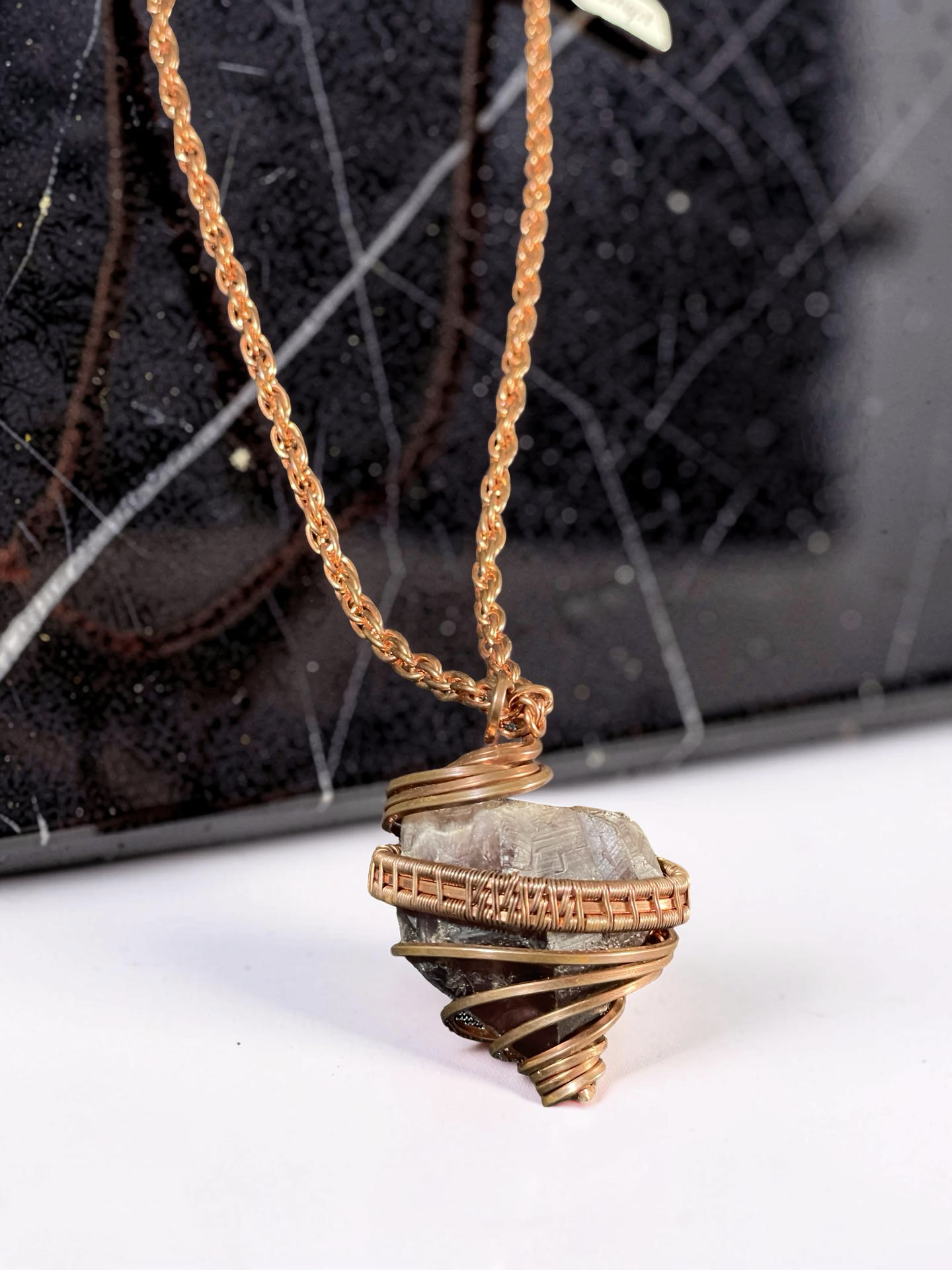 Raw Amethyst Pendant Necklace