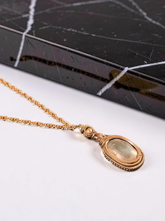 Copper Nugget Necklace