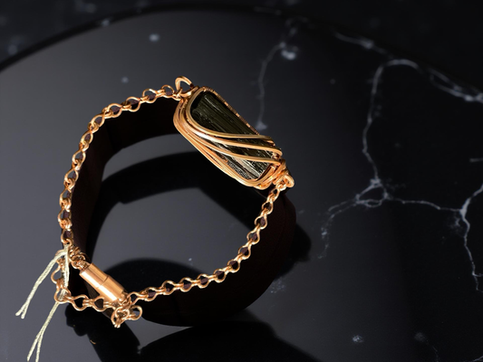 Chunky Tourmaline Bracelet w/ Magnetic Clasp