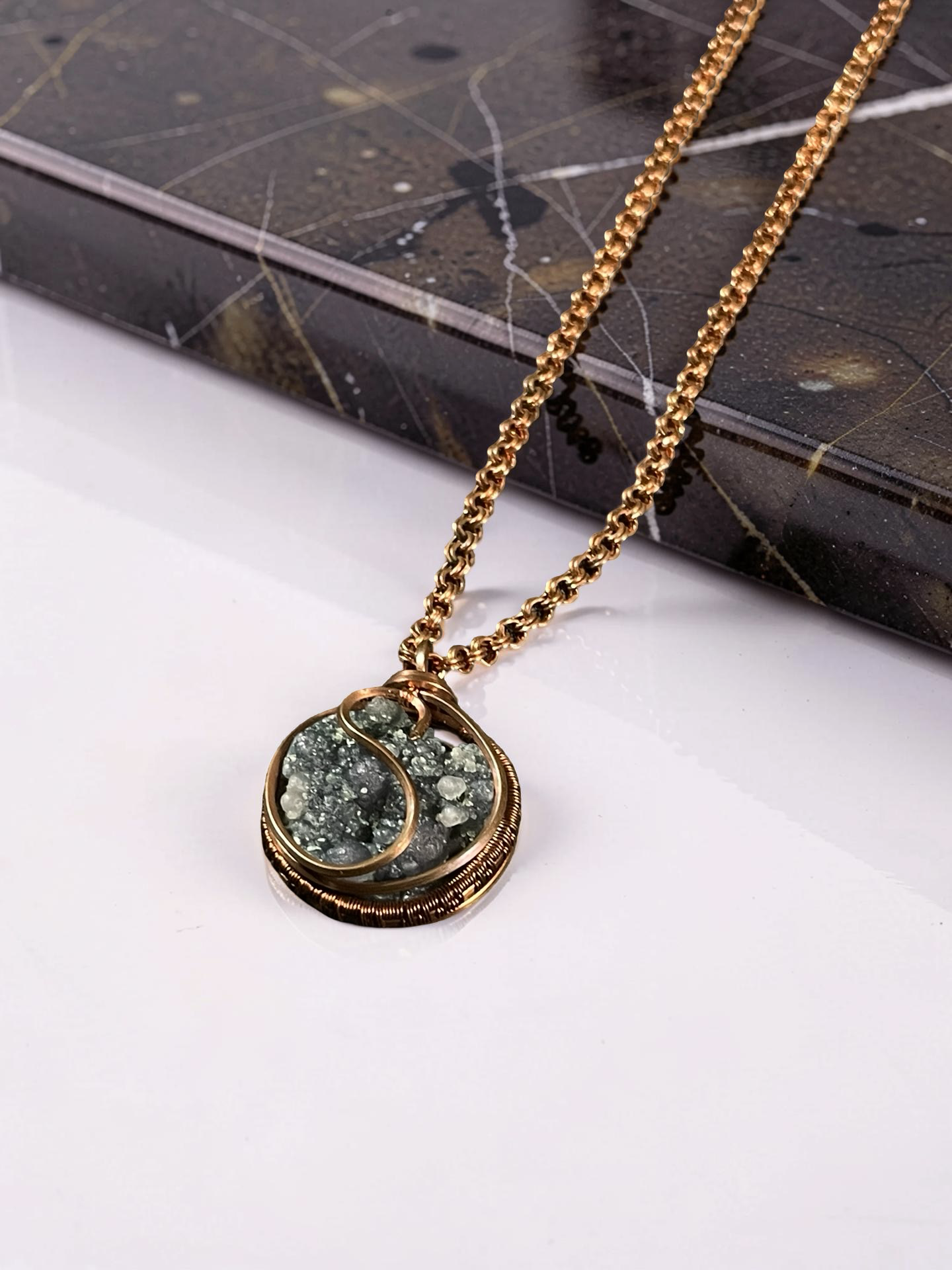 Grape Agate Necklace