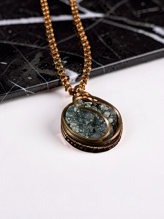 Grape Agate Necklace