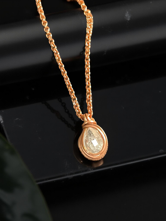 Small Herkimer Diamond Necklace