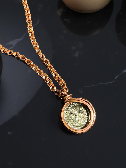 Virgo | Black Mother of Pearl Necklace