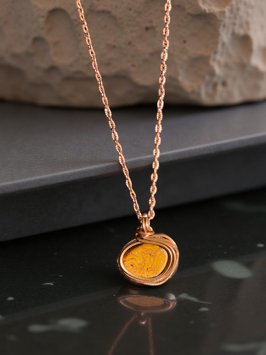 Arabic Stone (Calligraphy Stone) Necklace