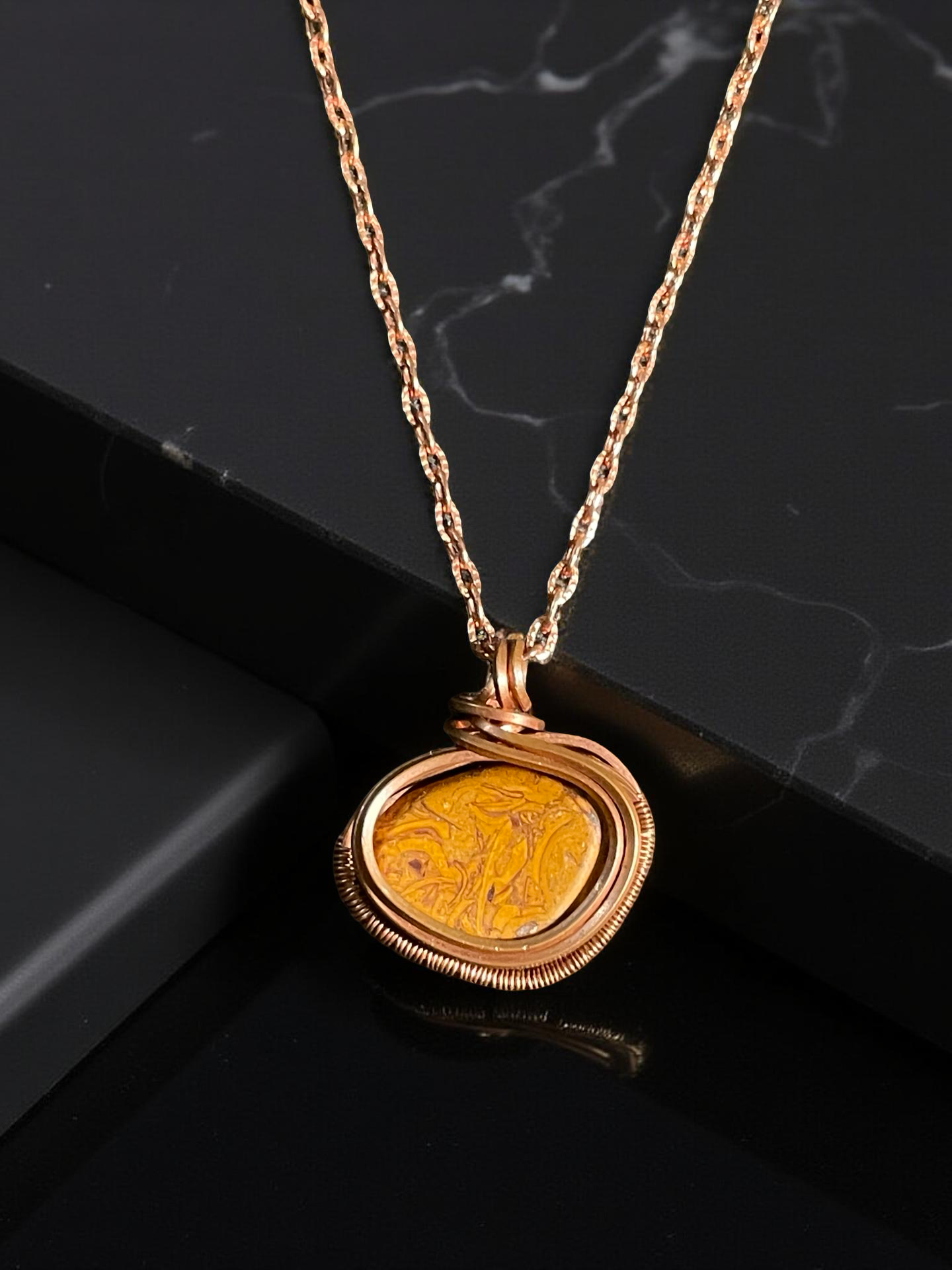Arabic Stone (Calligraphy Stone) Necklace